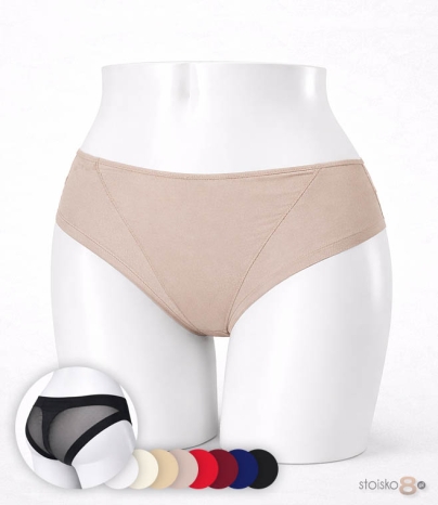 Nieodznaczające się majtki damskie gładkie Lu La Lo 865
