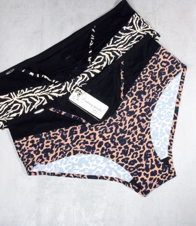 Majtki panterka lub zebra, damskie Lanny Mode 51047