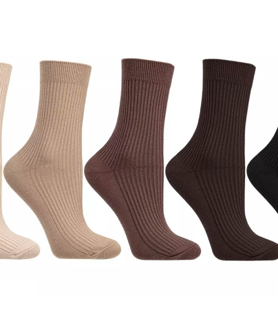 Prążkowane skarpety miękkie w dotyku, Moraj 250-156