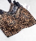 Bezszwowy biustonosz, pantera, gepard, Magnolia 9894