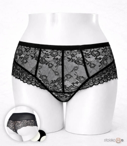 Zjawiskowe koronkowe figi brazylijskie, damskie Hon2 1713