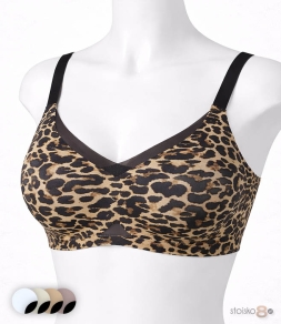 Biustonosz bezszwowy, motywy zwierzęce, Magnolia 9891