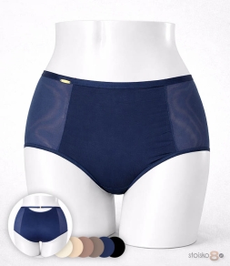 Gładkie majtki z wyższym stanem Lanny Mode 55829