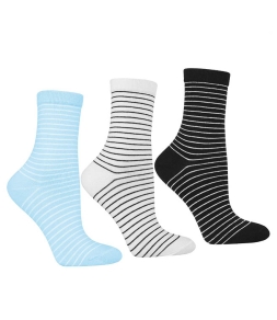 Skarpety damskie w paseczki Moraj CSL 250-920